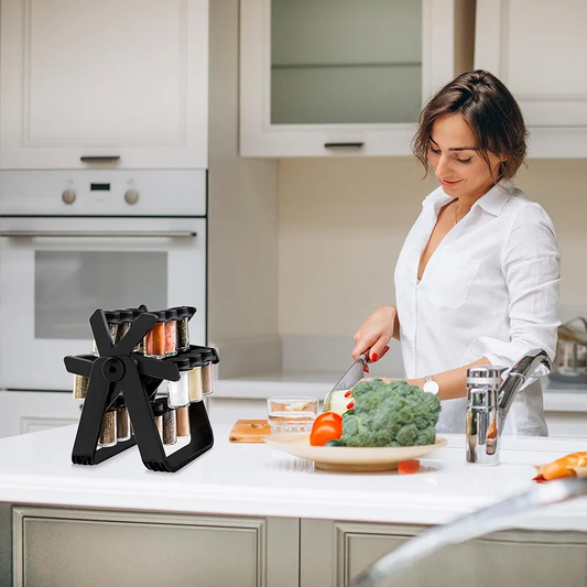 Étagère à épices rotative