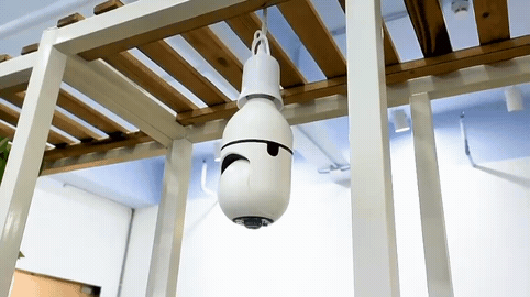 Caméra Ampoule Wi-Fi E27 Rotative 360°