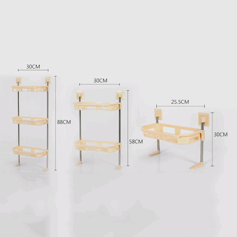 Support de salle de bain 3 niveaux