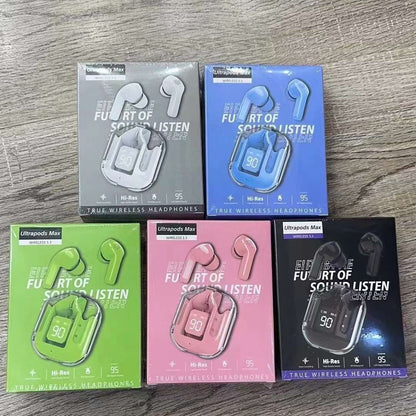 🎧 Écouteurs Sans Fil Transparents 5ᵉ Génération