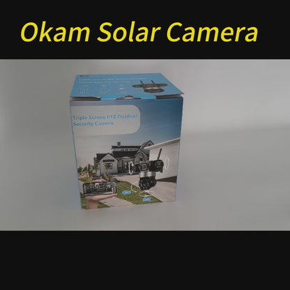 Caméra de Surveillance Solaire 12MP 11ᵉ Génération