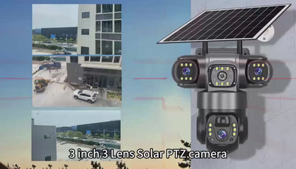 Caméra de Surveillance Solaire 12MP 11ᵉ Génération